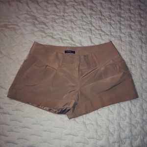 Express: Muave Silk Dress Shorts